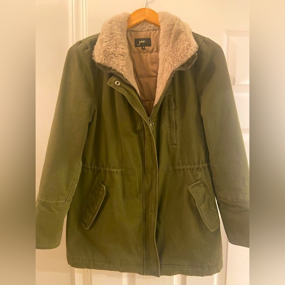 June coat with rabbit fur trim - Picture 1 of 2